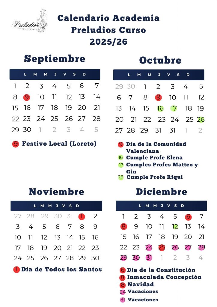 Calendario Preludios 2024 y 2025 (1)